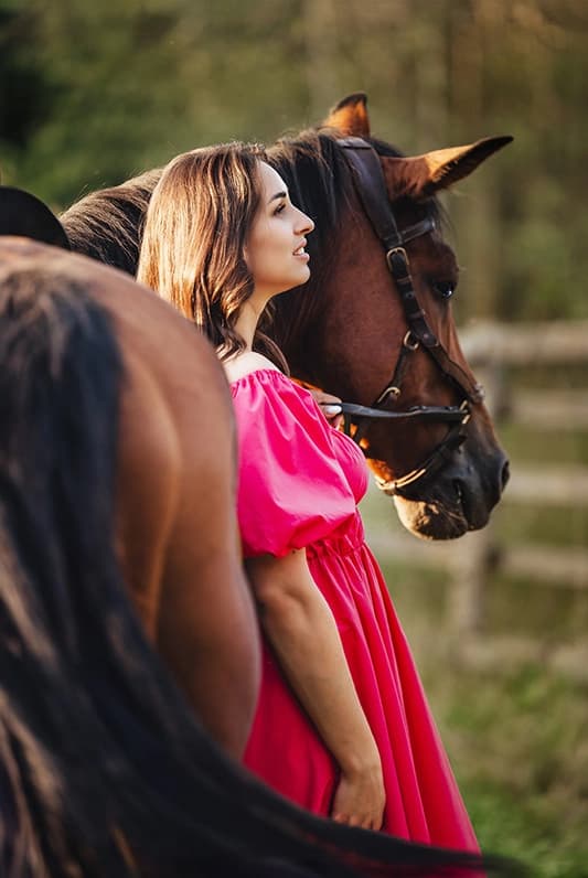 Индивидуальная фотосессия с лошадью экспресс-формата